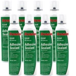 Dynatex Clear Silicone Sealant Oz Automatic Can Waterproof (8-PACK). Fixed Price $151.92.