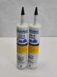 Color Fast Tile & Grout Caulk Snow White Siliconized Acrylic 10.3 Fl Oz Lot Of 2. Fixed Price $20.99.