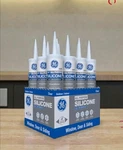GE012 Clear All Purpose Waterproof Silicone Sealant 10.1 Oz. (pack 12). Fixed Price $86.99.