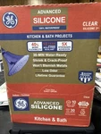 Ge Advanced Clear Silicone Kitchen And Bath Caulk Sealant 2.8 Oz. (12CT Box). Fixed Price $30.00.