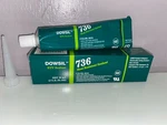 Dow Corning 736 Heat Resistant Silicone Sealant, "red Rtv" Oz (90 Ml) W/ Certs. Fixed Price $27.99.