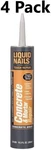 Liquid Nails CR-805 10.3 Oz Concrete Mortar Repair Cartridge (4 Pack). Fixed Price $25.58.