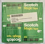 12 Rolls Of 3M 810 Scotch Magic Tape 3/4 In X 2592 (72 Yd), 3" Core. Fixed Price $39.99.