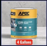 Apoc Black Asphalt Roof Cement 4 Gallons Sku: 1028628 Mfr: AP-1091. Fixed Price $159.99.