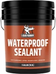 Liquid Rubber Roof Sealant 5 Gallon Black Leak Repair Coating. Fixed Price $329.99.