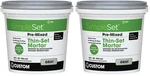 Custom Bldg Products Simpleset Pre-mixed Thin-set Mortar 1 Qt (pack Of 2). Fixed Price $45.50.