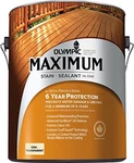 Olympic Maximum Wood Stain And Sealer For Decks, Fences, Siding, Other Outdo. Fixed Price $56.02.