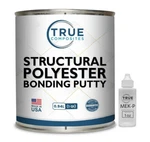 Structural Polyester Bonding Putty- Quart Kit Mekp Sag Resistant, Smooth Spread. Fixed Price $29.99.