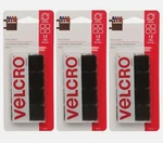 3CT. Velcro Hook & Loop Fastener 7/8" X Black 12PK Square Sticky Back 90072. Fixed Price $13.49.