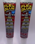 2 Pack Flex Glue GFSTANR06 6OZ Tube White Strong Rubberized Waterproof Adhesive. Fixed Price $17.95.