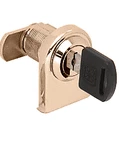 Crl LK36KA Brass Round Top Swinging Glass Door Lock - Keyed Alike. Fixed Price $16.04.
