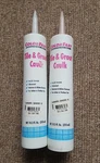 Colorfast "caramel" Siliconized-acrylic Caulking Sanded Tile & Grout. Fixed Price $15.99.
