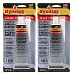 Dynatex Rtv Clear Silicone Sealant 3 Oz Tube Transparent Waterproof (2-PACK). Fixed Price $19.96.