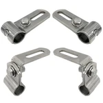 2 Set Mirror Clamp Mounting Braces W/ Angle For 3/4" Round Bracket Arm Fit Truck. Fixed Price $9.00.