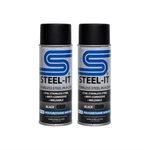 Steel-it 1012B Black Polyurethane Stainless Spray 14OZ Can (pack Of 2). Fixed Price $59.98.