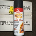 Foam & Fill Fire Block Polyurethane Sealant, 12 Oz, Red Devil Box Of. Fixed Price $72.00.
