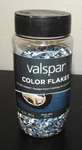 New 1- 10 Oz Pkg: Valspar Color Flakes Garage Floor Epoxy Coating Blue Mix. Fixed Price $10.50.