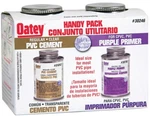 Oatey 30246 Pvc Regular Cement 4-OUNCE Nsf Purple Primer Handy (1-PACK). Fixed Price $11.97.