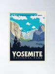 New! Best Design Yosemite National Park Vintage Travel Poster. Fixed Price $25.99.