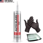 Polyurethane Windshield Adhesive Fast Curing Black Auto Glass Sealant 10.5OZ Usa. Fixed Price $26.02.