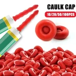 20PCS Red Cap Glue Nozzle Seal Protective Covers For Caulking Tubes - New. Fixed Price $11.58.
