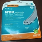 Frost King V27GA Epdm Rubber Foam Weather Stripping Tape 10 L Ft. X 0.31 In.. Fixed Price $9.99.