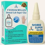 Ivorie Super Glue Adhesive Instant Transparent Clear Color - 30GR,. Fixed Price $25.92.