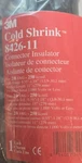 3M 8426-11 2/0 -250 Cold Shrink. Fixed Price $49.58.
