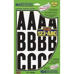 Hy-ko 3 In. Black & White Numbers, Letters Symbols MM-144-B. Fixed Price $8.19.