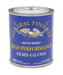 General Finishes High Performance Water Based Topcoat, 1 Pint, Semi-gloss. Fixed Price $57.08.
