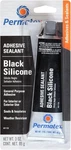 Permatex Black Silicone Adhesive Sealant (3 Oz.) Pack (81158-2). Fixed Price $14.99.