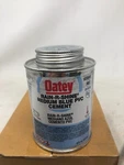 Oatey 30891 Rain-r-shine Medium Blue Cement 8OZ. Fixed Price $12.99.