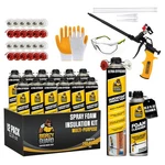 Bigrizy Guard Spray Insulation Kit - Closed Cell Foam, 32.8 Oz Can.... Fixed Price $251.27.