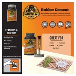 Gorilla Glue Rubber Cement 4OZ Tan Bonding Adhesive For Crafts And Repairs. Fixed Price $13.89.