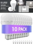 10 PACK-E26/27 Portable Rechargeable Emergency Light Bulb,home Power FAILURE,A19. Fixed Price $32.99.