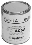 AC5A - Appleton Kwiko Sealing Cement 80 Oz Container For Fittings And. Fixed Price $73.79.