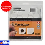 100 Pack Fastcap 1" Round White Screw Cover Caps FC.MB.1.WH Peel & Stick Pvc. Fixed Price $8.49.
