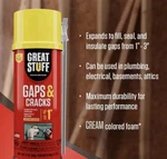 Great Stuff 12 Oz. Gaps And Cracks Insulating Spray Foam Sealant. Fixed Price $100.00.
