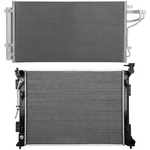 Ac Condenser Cooling Kit & Aluminum Construction Radiator For 2016 Kia Optima. Fixed Price $129.69.