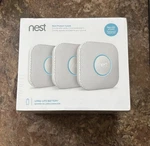 Google Nest Protect Battery Smoke And Carbon Monoxide Alarm White (3 Pack)-new. Fixed Price $499.99.