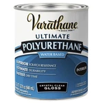 Varathane Ultimate Water Based Polyurethane Quart Gloss Interior Wood Finish. Fixed Price $34.19.