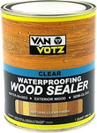 Van Votz Waterproof Wood Sealer Clear Outdoor 1 Qt Varnish Uv Protect Deck Fence. Fixed Price $44.95.
