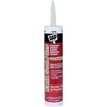 Dap Kwik Plus 18516 Adhesive Sealant, Clear, 24 Hr Curing, -20 To 150 Deg F. Fixed Price $20.64.