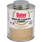 (24)- Oatey 16 Oz Clear Regular Bodied Pvc Pipe Joint Fitting Cement 31014. Fixed Price $237.89.