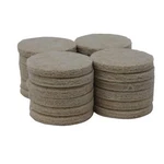 Shepherd 1/2 In Beige Round Felt Heavy Duty Self Adhesive Furniture Pads 24 Pk. Fixed Price $6.50.