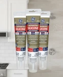 Ge Advanced Silicone Kitchen & Bath Sealant, White 2.8 Oz Squeeze Tube - (3PACK). Fixed Price $40.74.