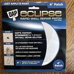 Dap Eclipse Rapid Repair Patch 4" (7079809164) Paintable Drywall. Fixed Price $7.00.