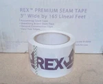 Alpha Protech Rex Premium SEAM3"TAPE 165 Lineal Feet (1 Roll) New. Fixed Price $15.99.