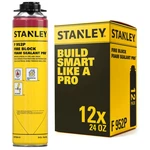 Stanley F952P Orange Fire-rated Sealant Foam 24OZ, 12 Pack-pro Use,gun Not Incl.. Fixed Price $99.99.