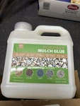 Garden Mulch Glue - 1L 32OZ Flower Beds Plant Pots Gravel Rock Landscape Hold. Fixed Price $9.65.